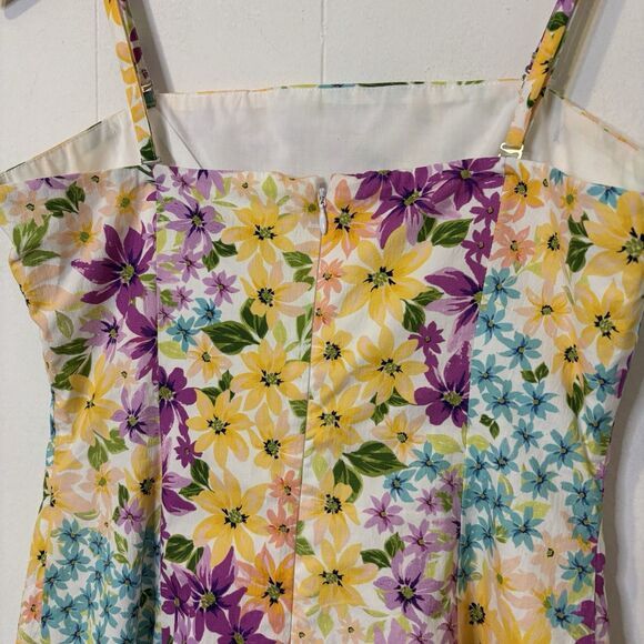 Avec Les Filles Size 6/Small Floral Mini Dress Anthropologie Soft Girl Feminine - Picture 4 of 12